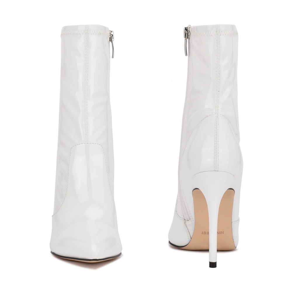 Nine West White Booties